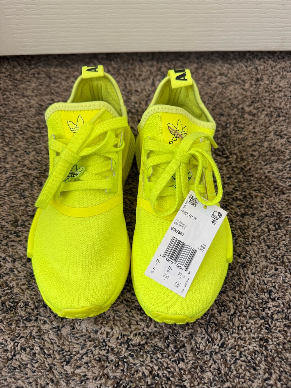Adidas NMD_R1 Volt Neon Yellow Sneakers – New With Tags